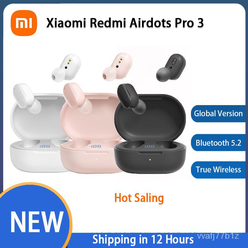 หูฟัง Redmi Airdots Pro3 หูฟังไร้สาย Bluetooth Stereo bass พร้อมไมโครโฟนจอแสดงผล LED เสียงคมชัด