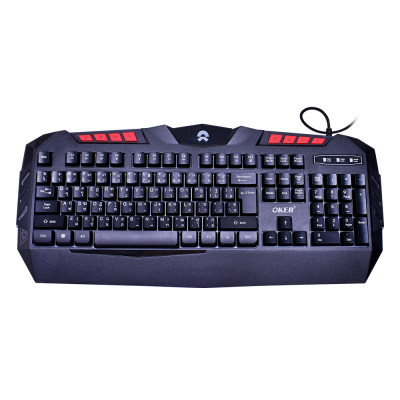 OKER KM-986 Gaming Keyboard คีย์บอร์ดเกมมิ่ง - ดำ