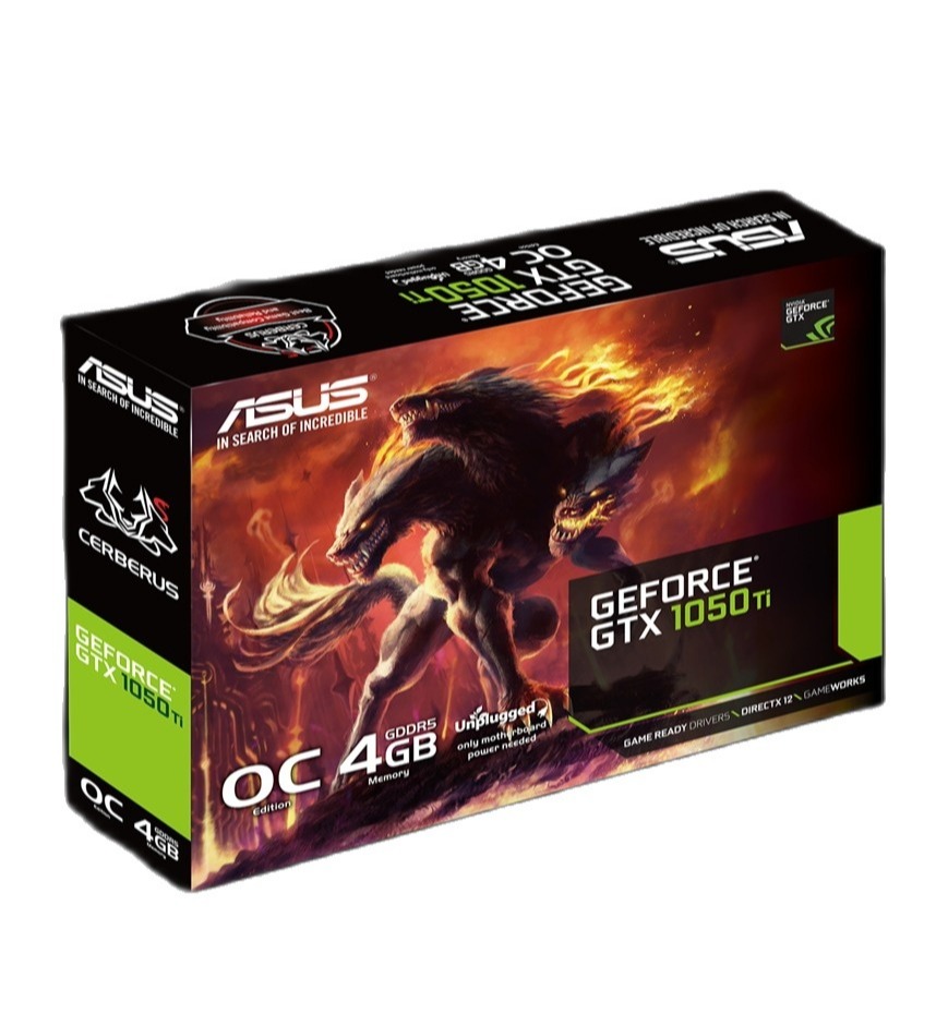 สินค้าใหม่ ประกัน 3 ปี ASUS GTX 1050Ti Cerberus OC Edition 4GB การ์ดจอ ...