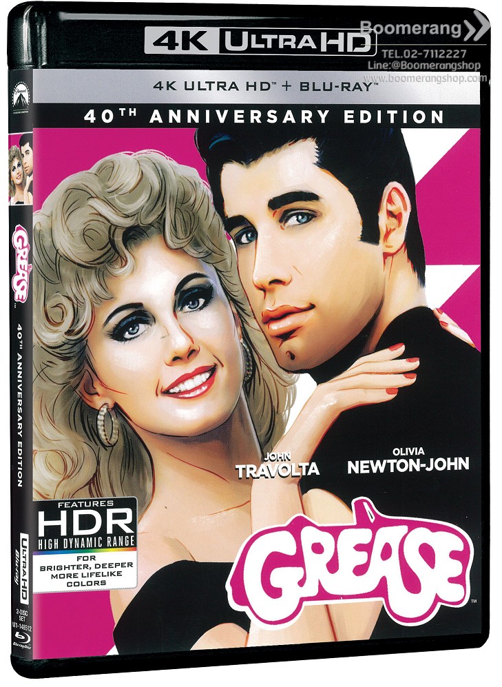 Grease /กรีส (4K+Blu-ray) (4K/BD มีซับไทย) (Boomerang)