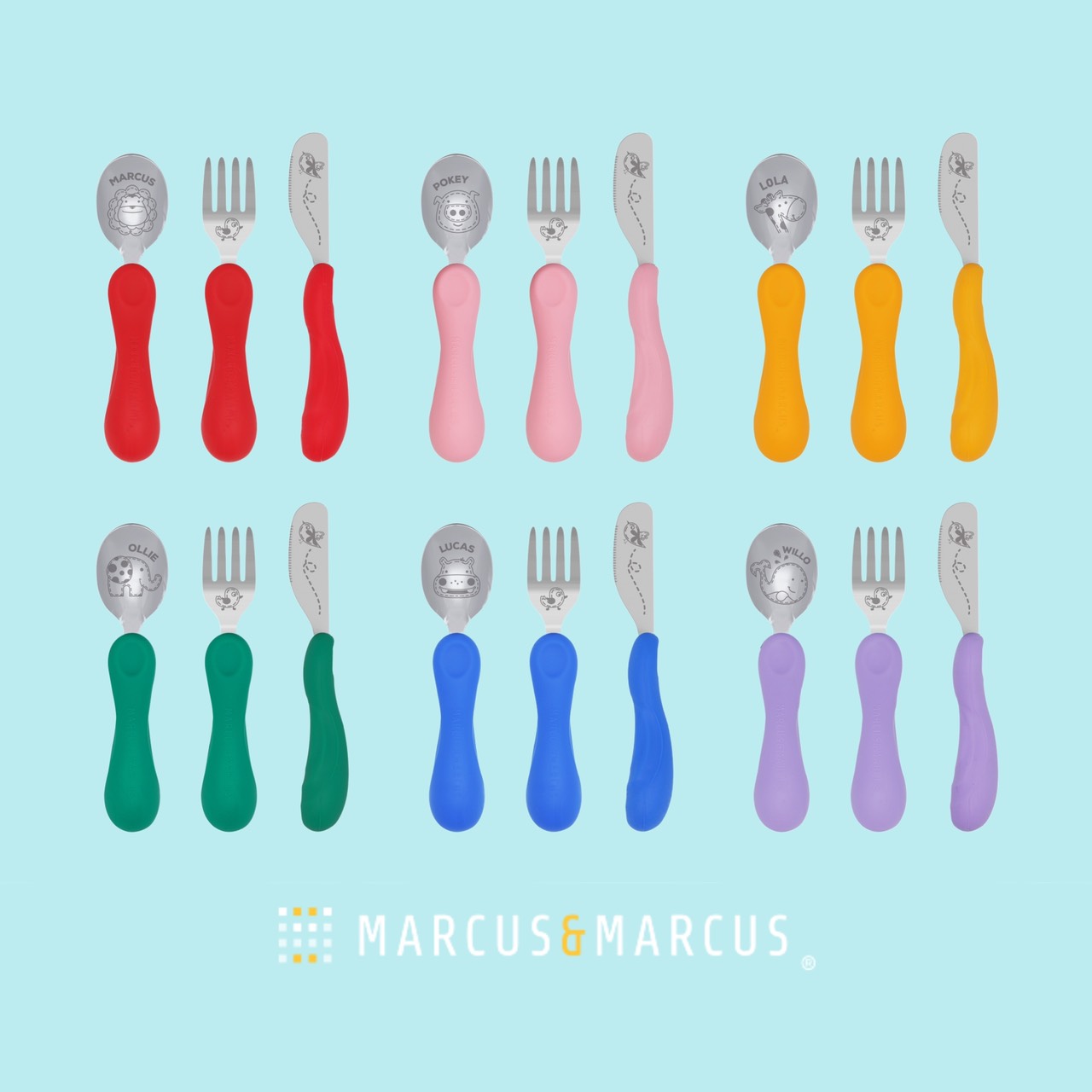 Marcus & Marcus Easy Grip Cutlery Set