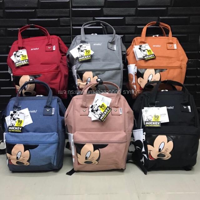 achiicha Anello mickey พร้อมส่งค่ะ กระเป๋าเป้anelloขนาดmini