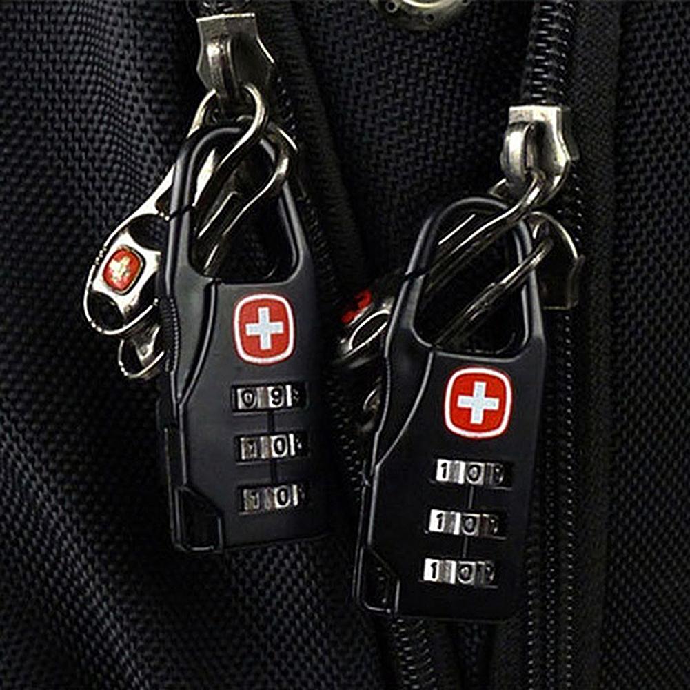 Alloy Combination Code Number Lock Padlock Mini Safe Luggage lock for ...