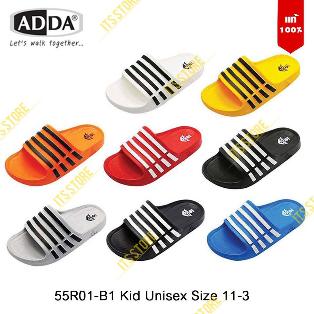 ?พร้อมส่ง?รุ่นยอดนิยม? Adda 55R01-B1 แท้?- รองเท้าแตะ Adda รองเท้าเด็กผู้หญิง รองเท้าเด็กผู้ชาย รองเท้าเด็กแตะ ไซส์ 11-3