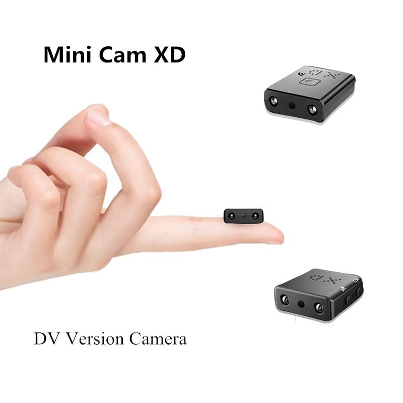 กล้องจิ๋วขนาดเล็ก กล้องขนาดเล็กที่เล็กที่สุด 1080p Full HD กล้องอินฟราเรด Night Vision Micro Cam ตรวจจับการเคลื่อนไหว IR-CUT DV รองรับการ์ด TF ซ่อน Mini Camera กล้องซ่อนไร้สาย Mini Tiny Camera กล้องกีฬา