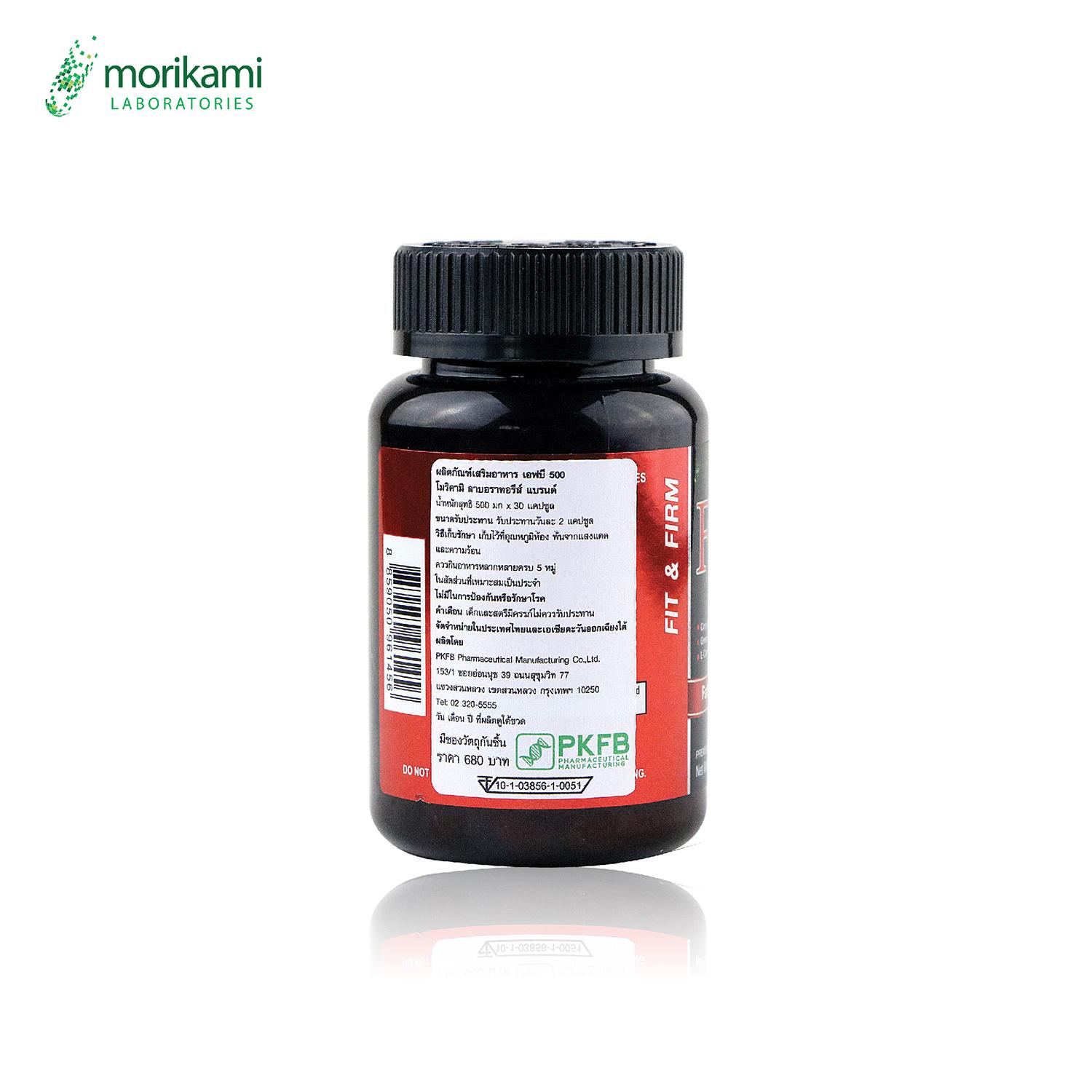 เผาผลาญไขมัน กระชับสัดส่วน ผลิตภัณฑ์เสริมอาหาร ลดน้ำหนัก FB500 สินค้า