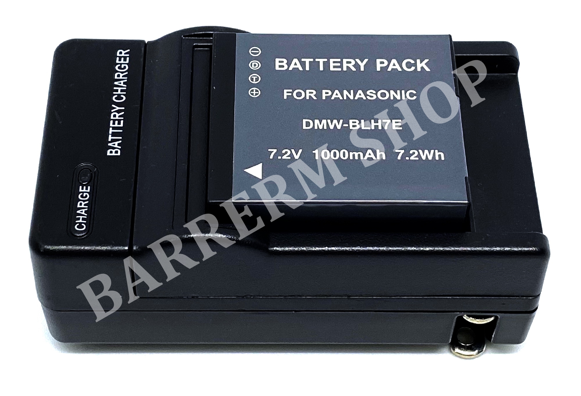 Caricabatterie Doppio USB Per Panasonic DMW-BLH7 – Carica 2 Batterie Insieme, Adattatore 2A Incluso