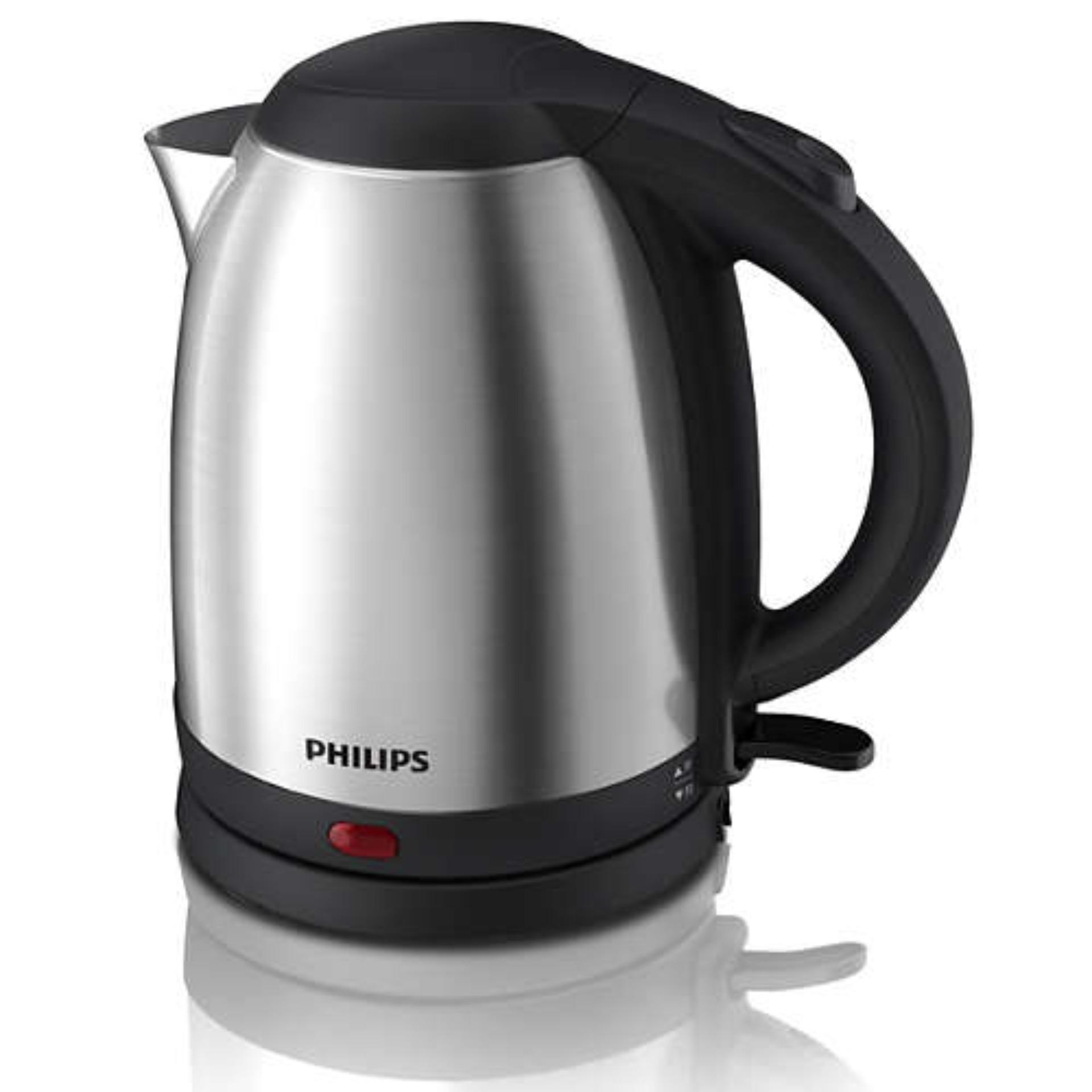 PHILIPS Daily Collection กาต้มน้ำไฟฟ้า ต้มน้ำง่ายและปลอดภัย สแตนเลสสตีล (1.5 ลิตร, 1800 วัตต์) รุ่น HD9306 PHILIPS Daily Collection กาต้มน้ำไฟฟ้า ต้มน้ำง่ายและปลอดภัย สแตนเลสสตีล (1.5 ลิตร, 1800 วัตต์) รุ่น HD9306