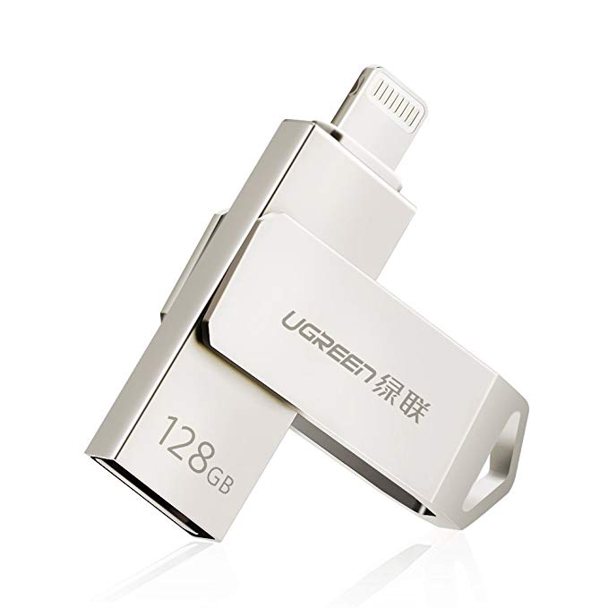 2 in 1 Lightning Flash Drive 128GB USB External Storage Memory Stick