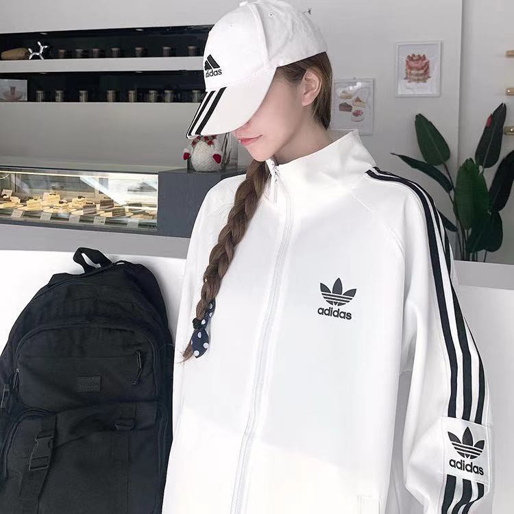 Vxh เสื้อเท่ๆของผู้หญิง เสื้อผู้หญิง2022 เสื้อแจ็คเก็ตลำลอง Adidas ...