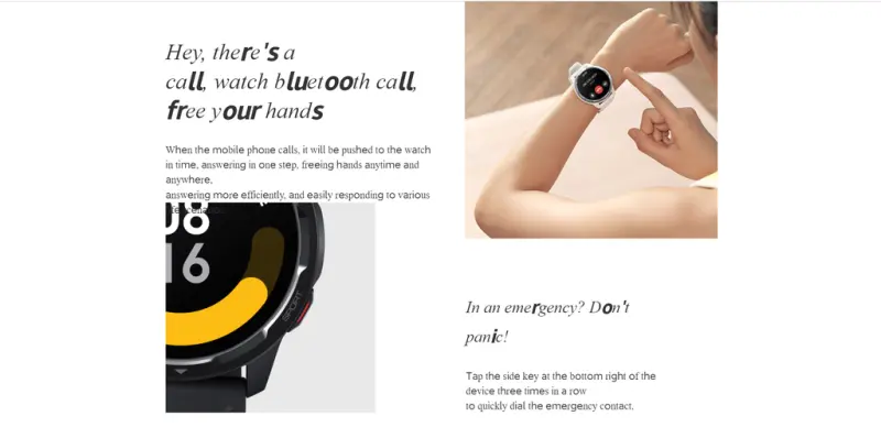 ภาพสินค้าXiaomi Watch S1 Active Smartwatch for sport  (แถมฟิล์มใส Focus 1 แผ่น ติดได้ 6 ครั้ง) จากร้าน OA Telecom บน Lazada ภาพที่ 7