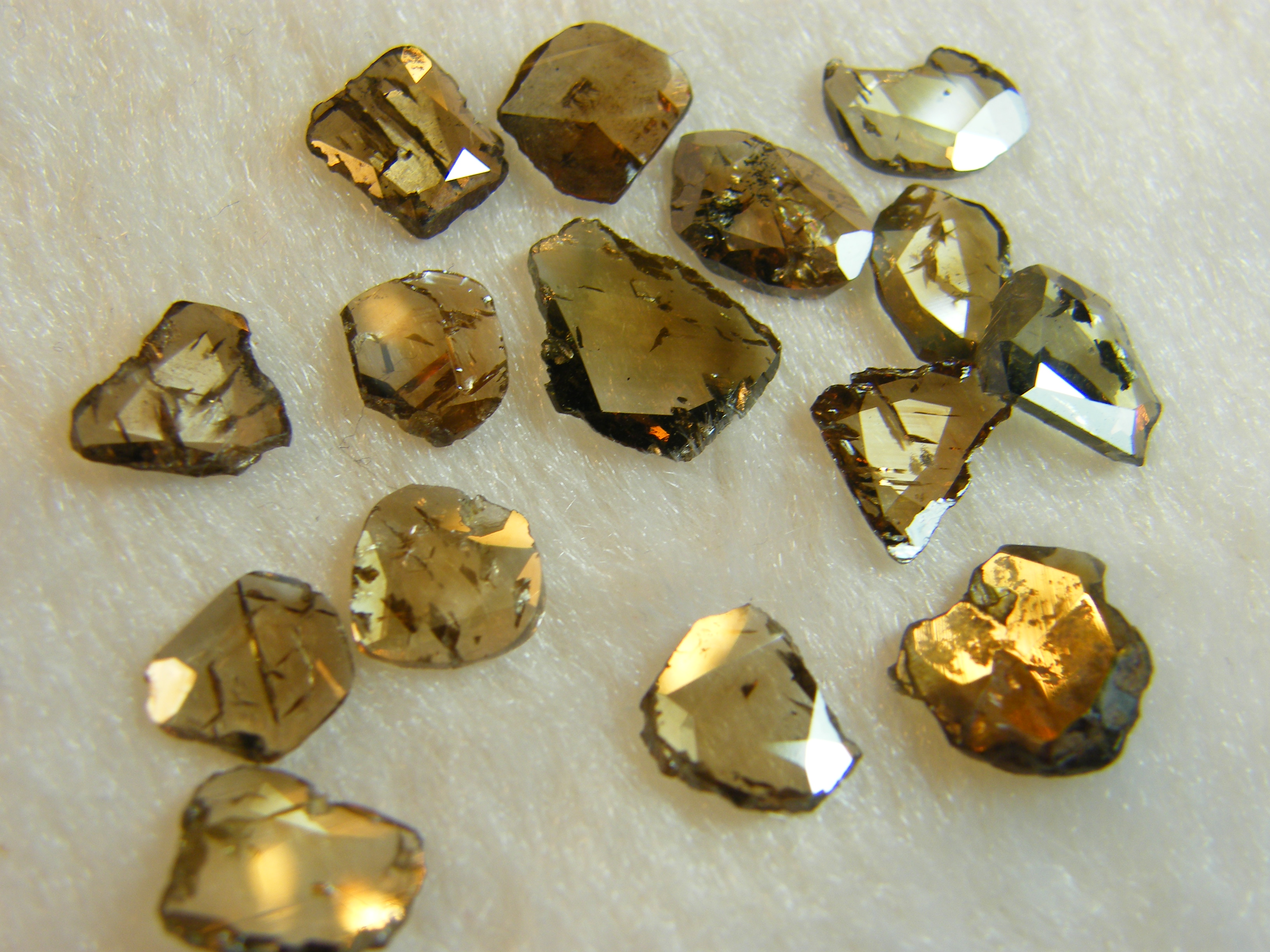 เพชรซีกของแท้ FREE SIZE  7.00 mm - Natural Polki Diamonds original diamond