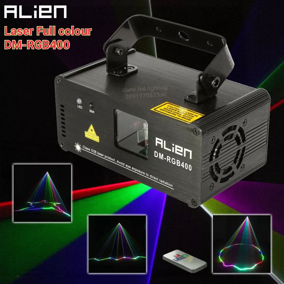 ไฟดิสโก้เลเซอร์ DM 400RGB disco laser  dicsco laser light PARTY LIGHT ไฟดิสโก้ ไฟดิสโก้เทค ไฟ Laser