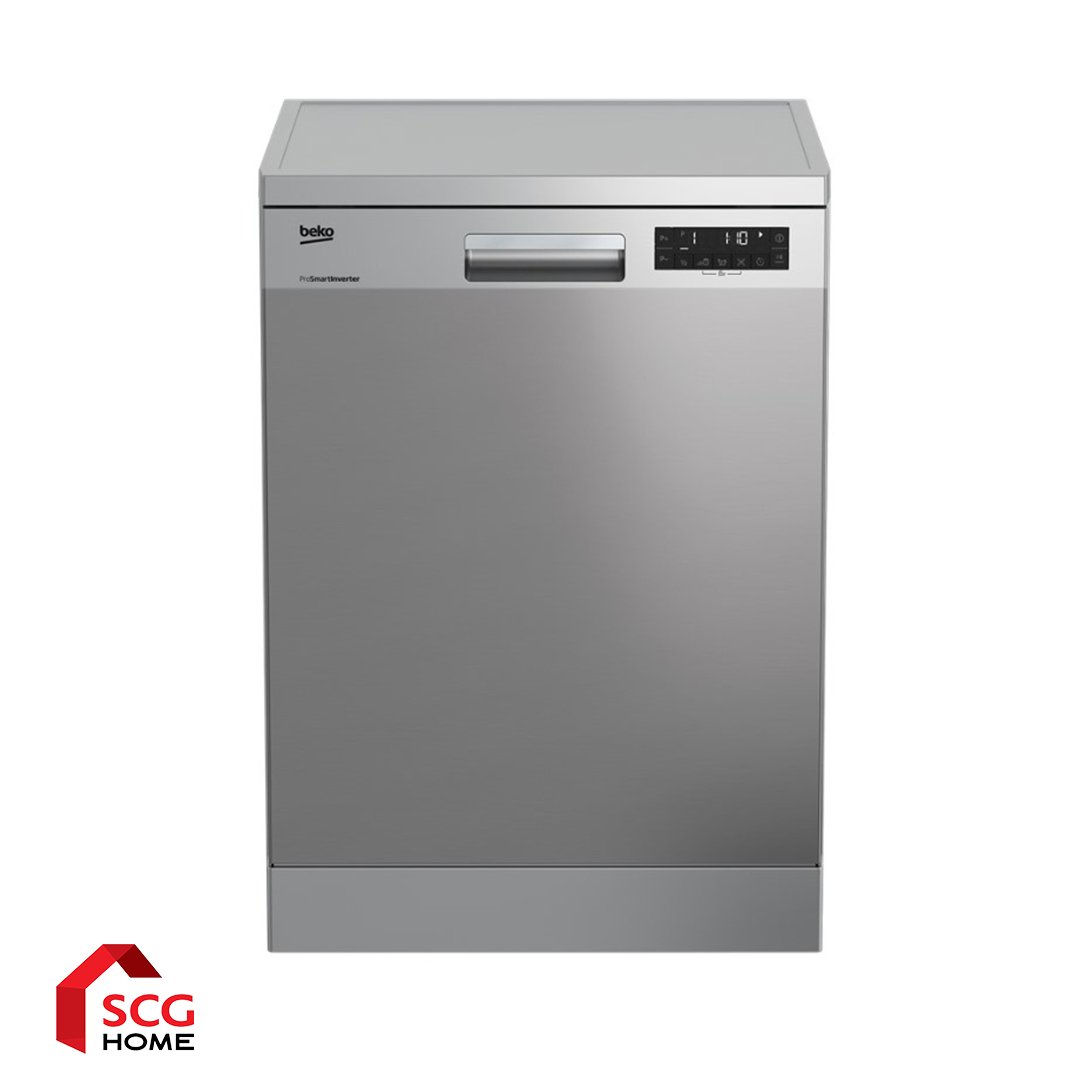 Beko เครื่องล้างจานแบบอิสระ ความจุขนาดมาตรฐาน รองรับภาชนะ 14 ชุด (154 ชิ้น) รุ่น DFN28424X