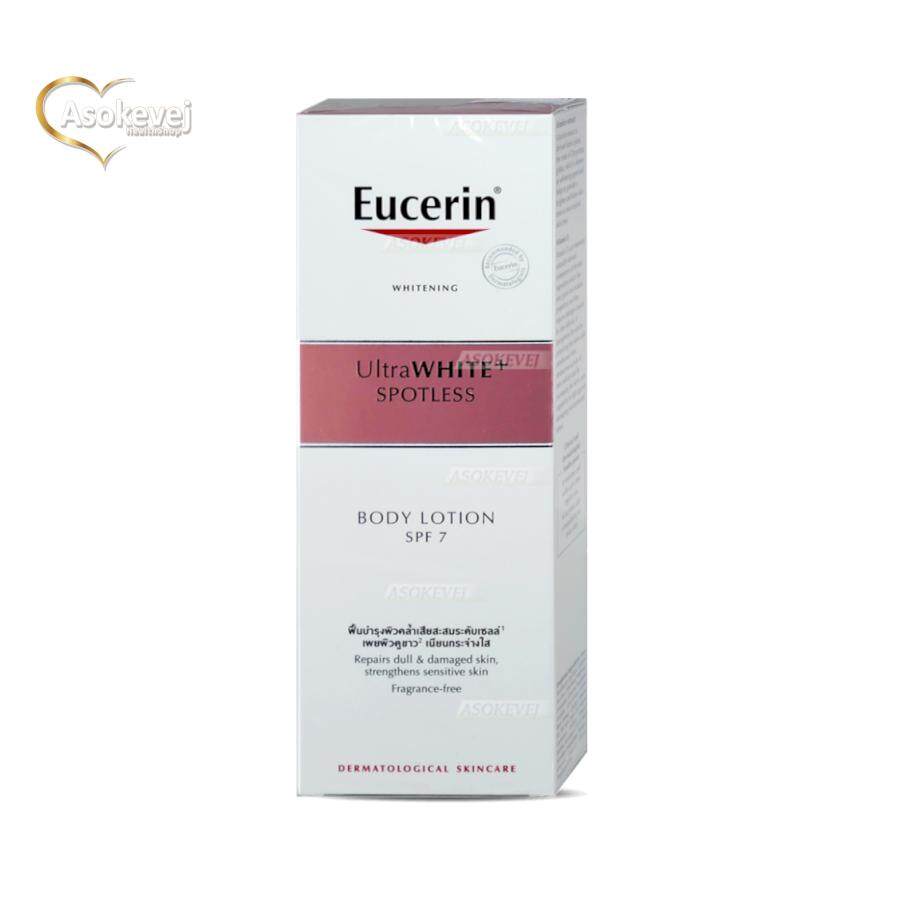 Eucerin Ultra White Spotless body lotion SPF7 250ml ยูเซอริน อัลตร้าไวท์ พลัส สปอตเลส บอดี้ โลชั่น