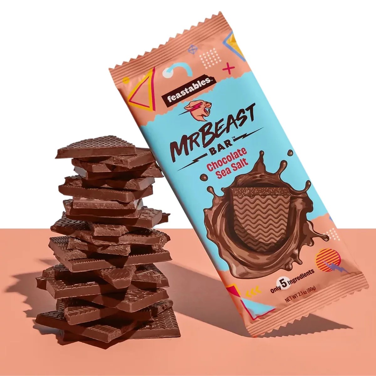 Feastables Mrbeast Milk Chocolate Bar 35g - 1.2OZ