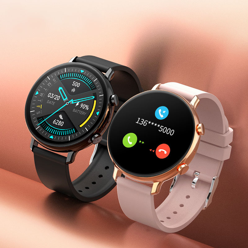 Smart Watch 2021 สมาร์ทวอทช์ เหมาะสำหรับHUAWEI Xiaomi OPPO Apple Samsung  GT2 ECG กันน้ำIP68 ของแท้จริง จอสัมผัสเต็ม นาฬิกาชายและหญิง กันกระแทก Bluetooth Call Waterproof