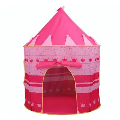 เต๊นท์เด็ก กระโจมสำหรับเด็ก ทรงปราสาทเจ้าชาย สีชมพู เต็นท์ปราสาทเจ้าหญิงเต็นท์เจ้าชายเต็นท์เด็กบ่อบอล Baby tent, marquee for kids Castle shape pink prince princess castle tent prince tent ball pond children tent