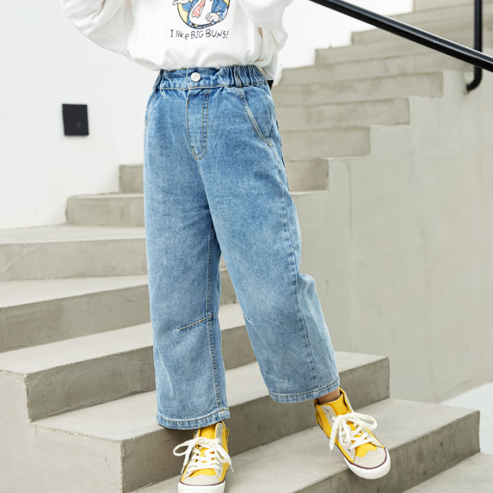 wide leg western jeans