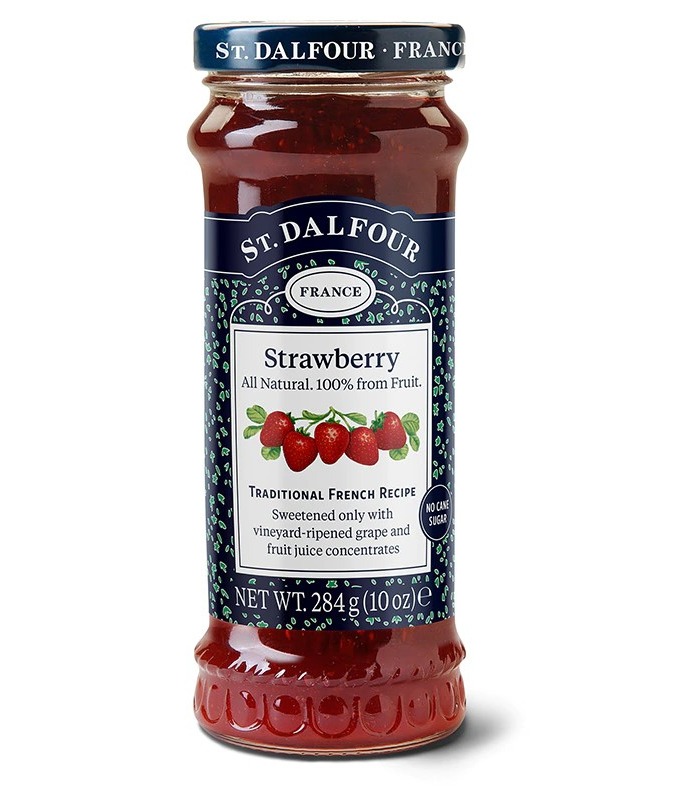St. Dalfour Strawberry Spread (Made in France) 284g. เซนต์ ดาลฟูร์ แยมทาขนมปัง รสสตอเบอร์รี่ นำเข้าจากประเทศฝรั่งเศส 284กรัม