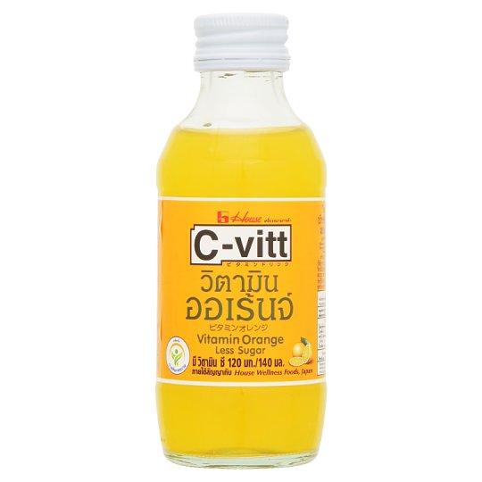 ซี-วิต วิตามิน ออเรนจ์ น้ำรสส้ม 15% จากน้ำส้มเข้มข้นผสมวิตามินซี สูตรน้ำตาลน้อยกว่า 140มล. เครื่องดื่มสำหรับบริโภค