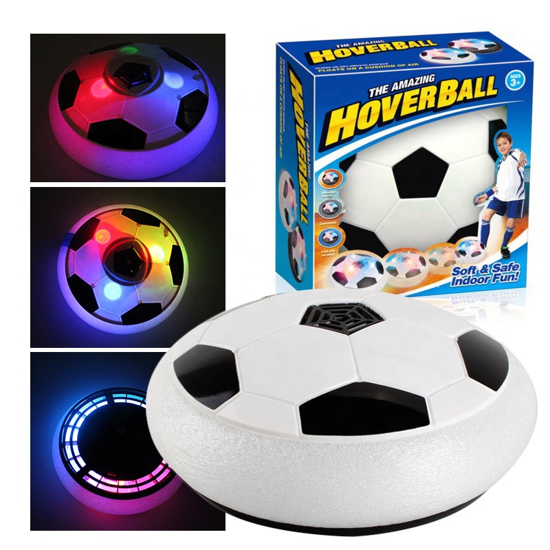 ฟุตบอลอิเล็กเทอร์นิคของเล่นรูปแบบใหม่ในการออกกำลังกาย เคลื่อนไหวได้ดีเหมือนเล่นบอลหลายคน  สามารถเป็นของเล่นกีฬาในร่ม     Kids Electronic Hovering Football Sports Toy, New Style Floating Exercise disc