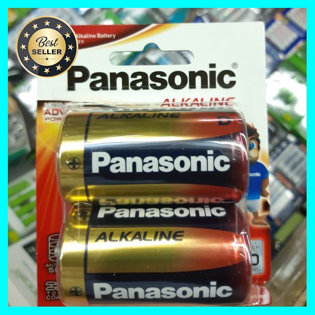 ถ่าน Panasonic Alkaline Size D (ขนาดใหญ่) 1.5V จำนวน2ก้อน ของแท้บริษัท เลือก 1 ชิ้น อุปกรณ์ถ่ายภาพ กล้อง Battery ถ่าน Filters สายคล้องกล้อง Flash แบตเตอรี่ ซูม แฟลช ขาตั้ง ปรับแสง เก็บข้อมูล Memory card เลนส์ ฟิลเตอร์ Filters Flash กระเป๋า ฟิล์ม เดินทาง