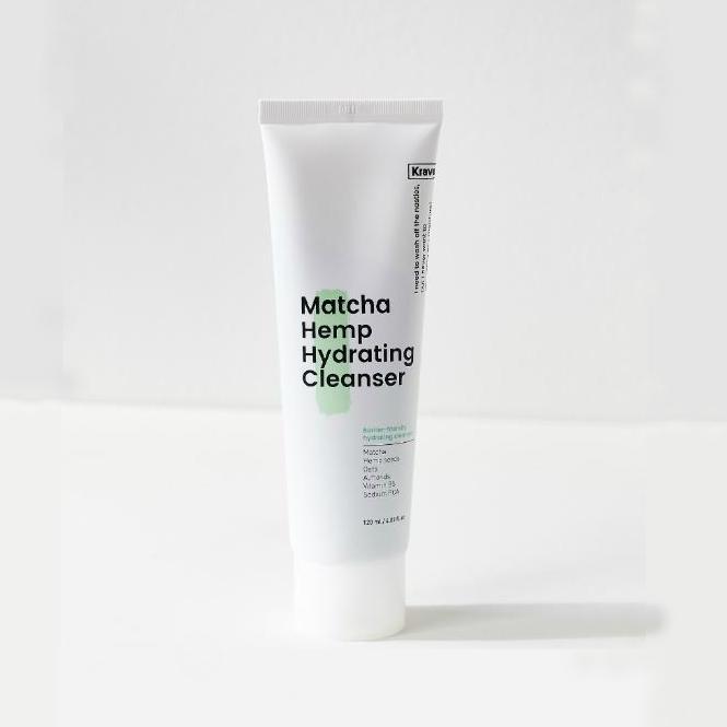 (พร้อมส่ง/ของแท้100) KRAVE Beauty Matcha Hemp Hydrating Cleanser 120ml