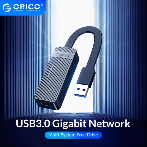 ORICO Network Card Adapter Mini USB3.0/USB2.0 Gigabit Ethernet to USB RJ45 Lan Driver-Free