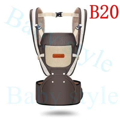 baby style เป้อุ้มเด็ก hip seat 3 in 1 สามารถนั่งและนอนได้ พาสเทล(Pastel) สะพายหน้าและสะพายหลังได้ ยี่ห้อ: baby lab รุ่น：B20