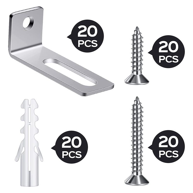 Mounting Brackets Whiteboard Installation Hardware Kit Wall Hanging Kit for Hanging Whiteboard School Office