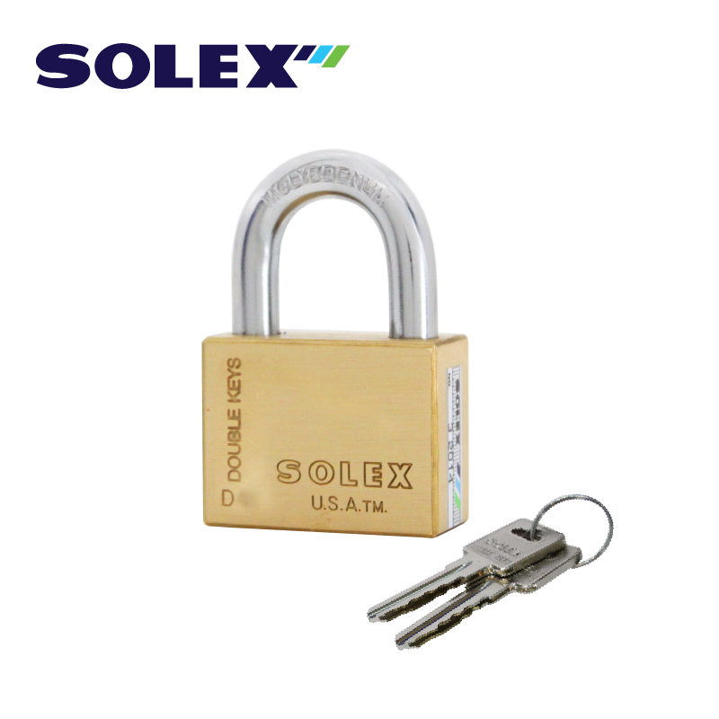 SOLEX Master key Double Key กุญแจคล้องสายยู (ดอก 2 ร่อง) งานสั่งทำ
