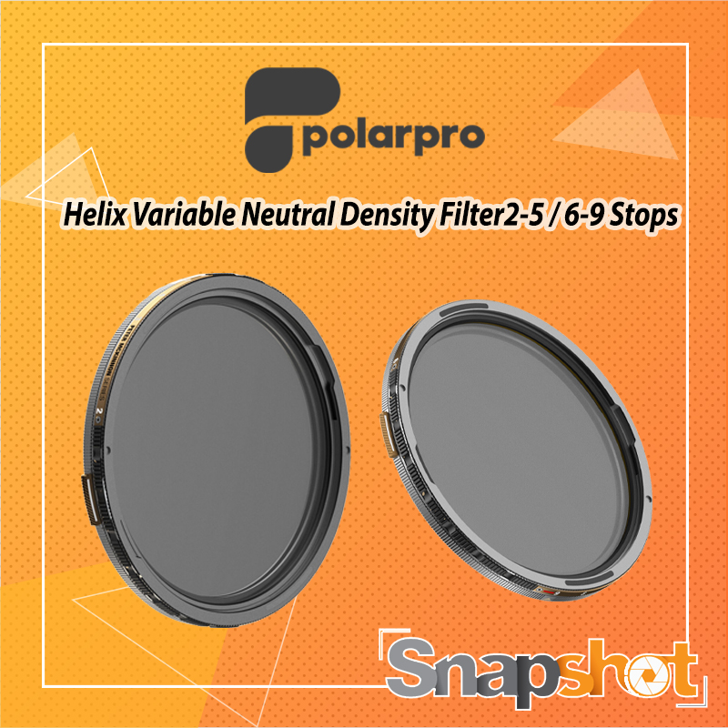 PolarPro Helix Variable Neutral Density Filter 2-5 6-9 Stops