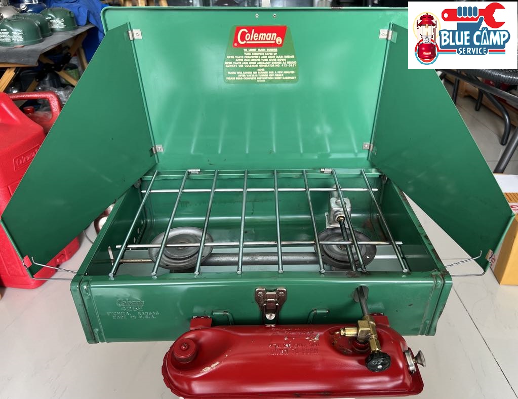 425e Coleman Compact Stove Vintage Coleman Two Burner Fuel Camp
