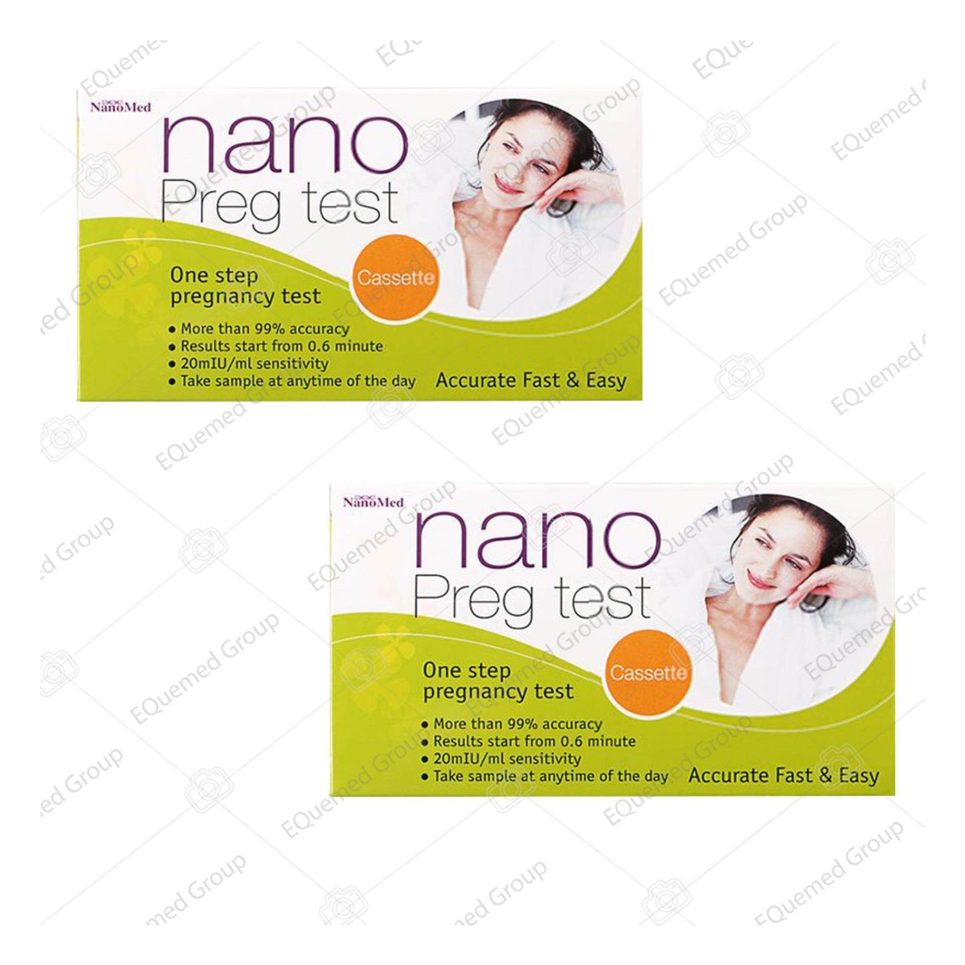NanoMed Nano Preg Test แบบทดสอบการตั้งครรภ์ ชนิดหยด  (2กล่อง)