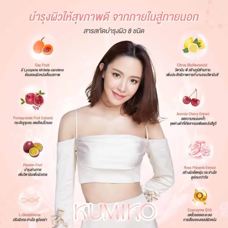 ภาพสินค้าคูมิโกะ คอลลาเจน K Collagen (1กล่อง/บรรจุ15ซอง) ชุดผลิตภัณฑ์อาหารเสริม จากร้าน SP_official บน Lazada ภาพที่ 4