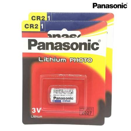 Panasonic ถ่านกล้องถ่ายรูป CR2 3V Lithium Battery 2 ก้อน