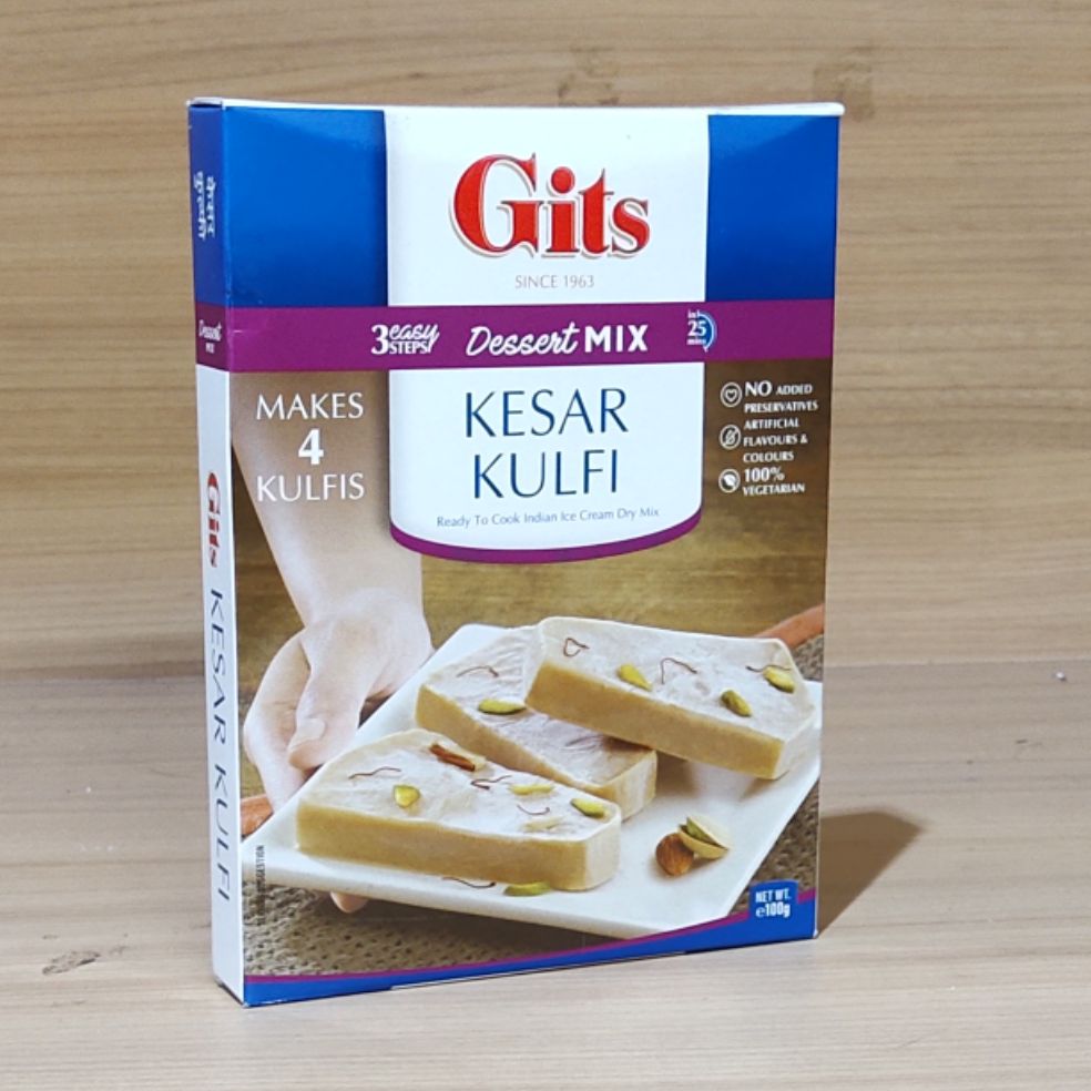 Gits Kesar Kulfi mix 100g. exp. 12/6/2022