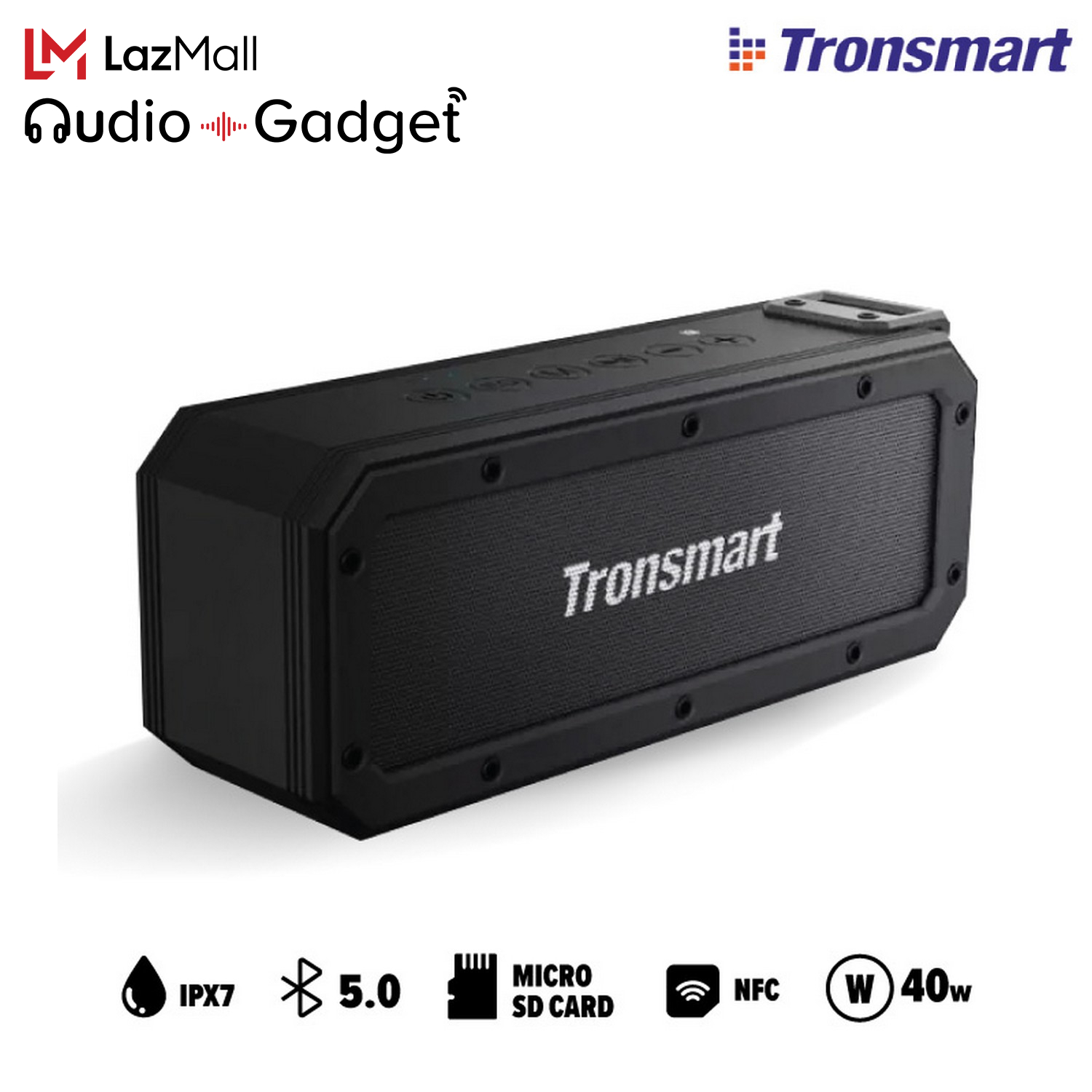 Tronsmart Element Force+ Bluetooth Speaker (Black) รับประกันสินค้า 1 ปีเต็ม