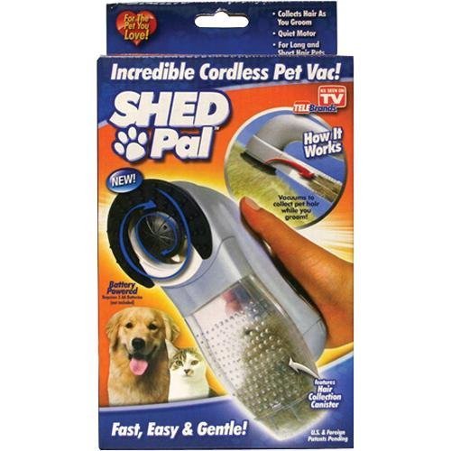 Pet Shed Pal อุปกรณ์แปรงและดูดเศษขนสัตว์ อุปกรณ์ดูแลสัตว์ อุปกรณ์หวีขนหมาและแมว แปรงดูดขนสำหรับสัตว์เลี้ยง