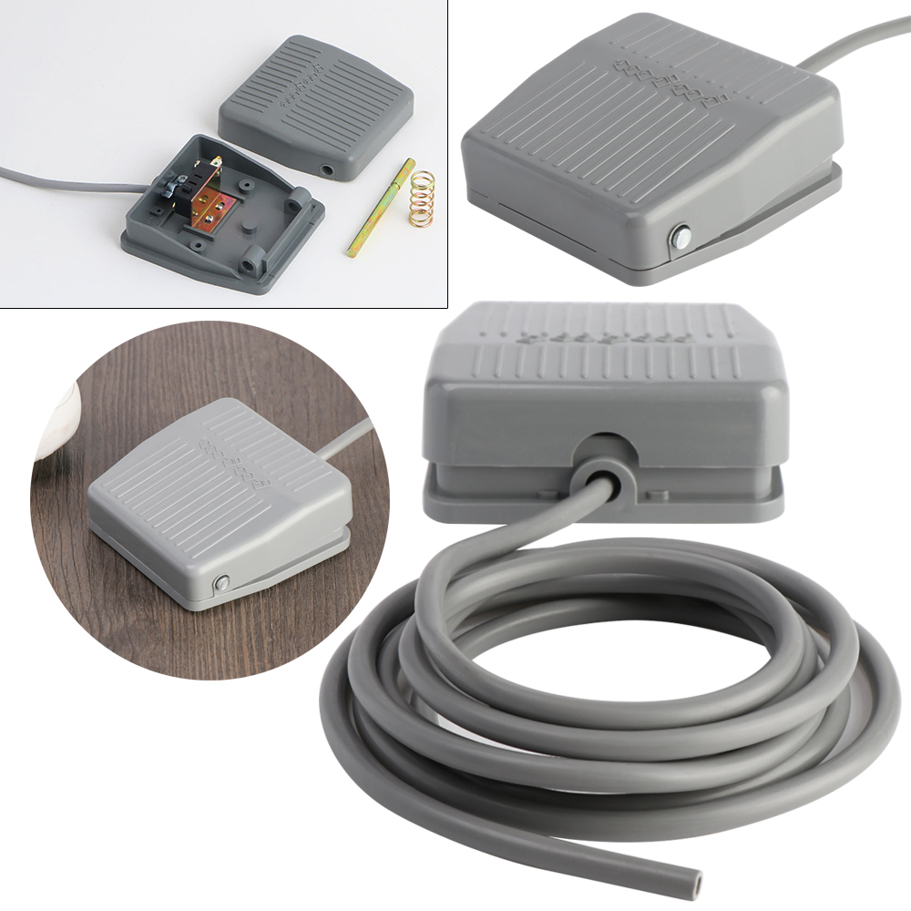 MSRC Home Industrial On/Off Power Metal Foot Operated Pedal Switch