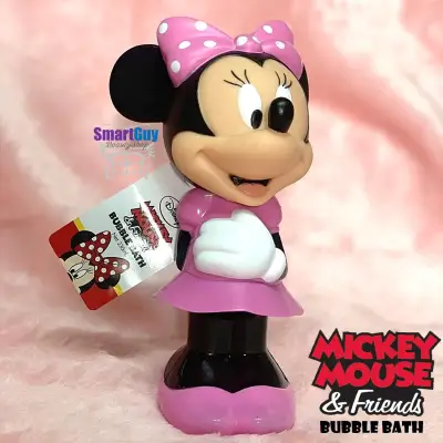 สบู่เหลวสูตรอ่อนโยนทำความสะอาดผิวกายสินค้านำเข้าจากต่างประเทศลิขสิทธิ์แท้จาก Disney Mickey Mouse & Friends Bubble Bath 230ml. (Minnie)