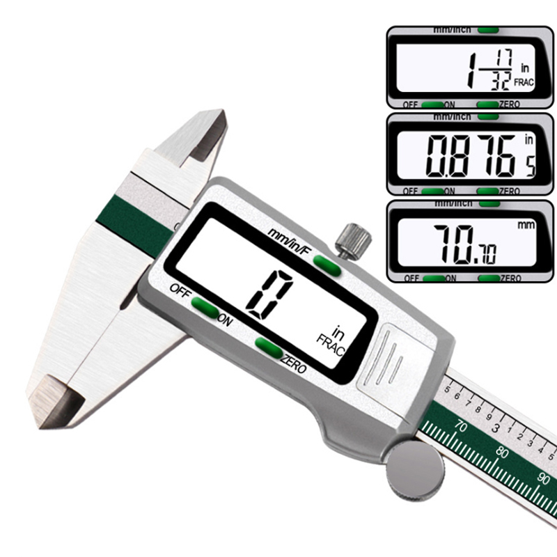 150mm Fractionmminch Stainless Steel Digital Vernier Caliper Electronic