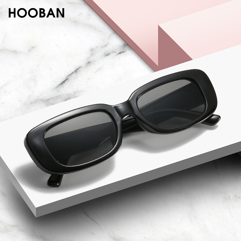 thumbnail image 2 of Trendy Chunky Square Sunglasses – Retro Thick Frame – UV400 – Multi-Color 2 of 5