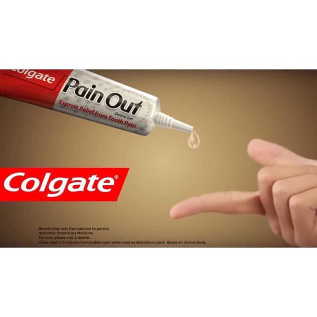 Colgate pain out คอลเกตแก้ปวดฟันฉับพลัน 10g.