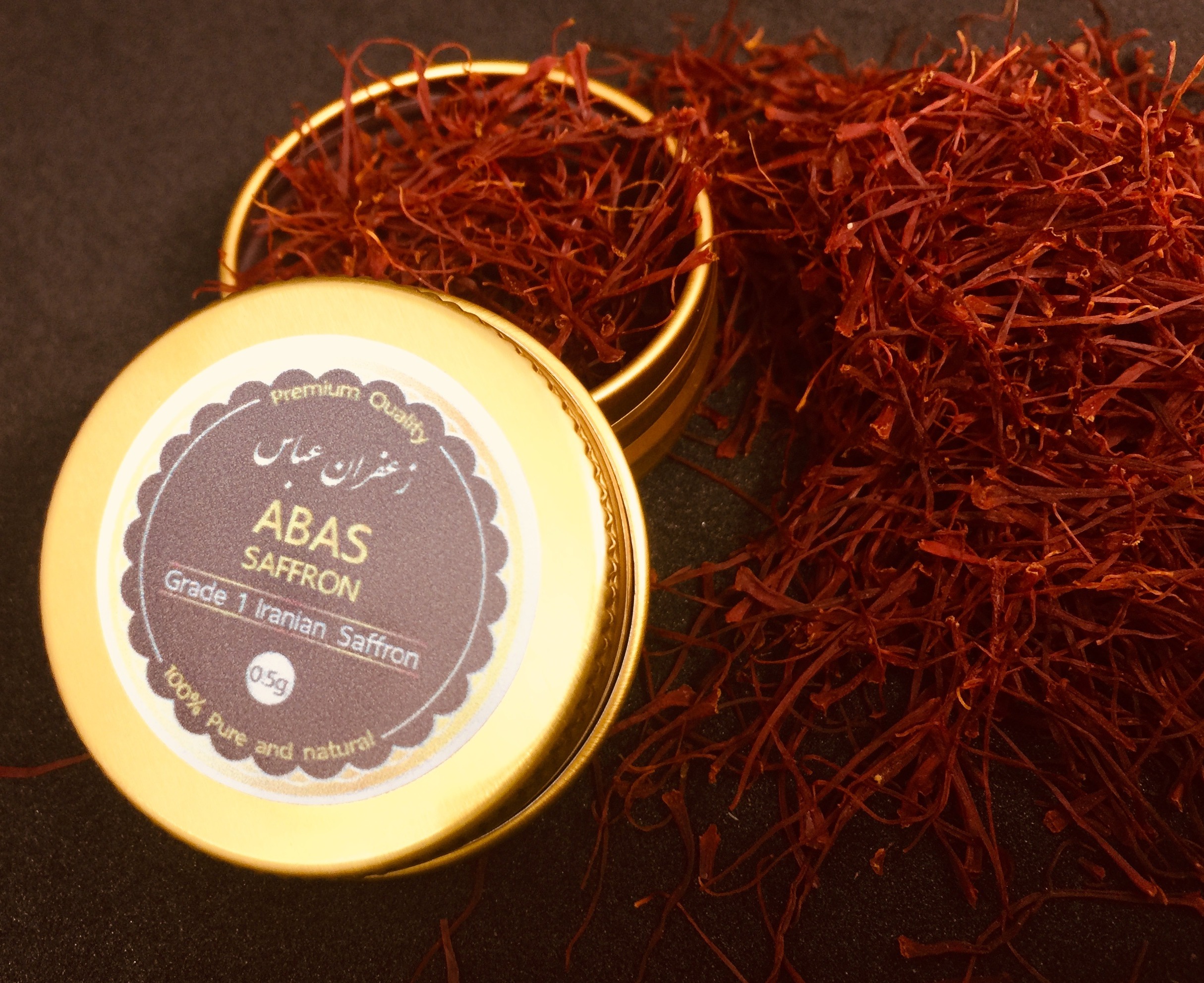 0.5 กรัม (0.5g gram) อบาส หญ้าฝรั่น แซฟฟรอน ของแท้ 100% Iranian ABAS ...