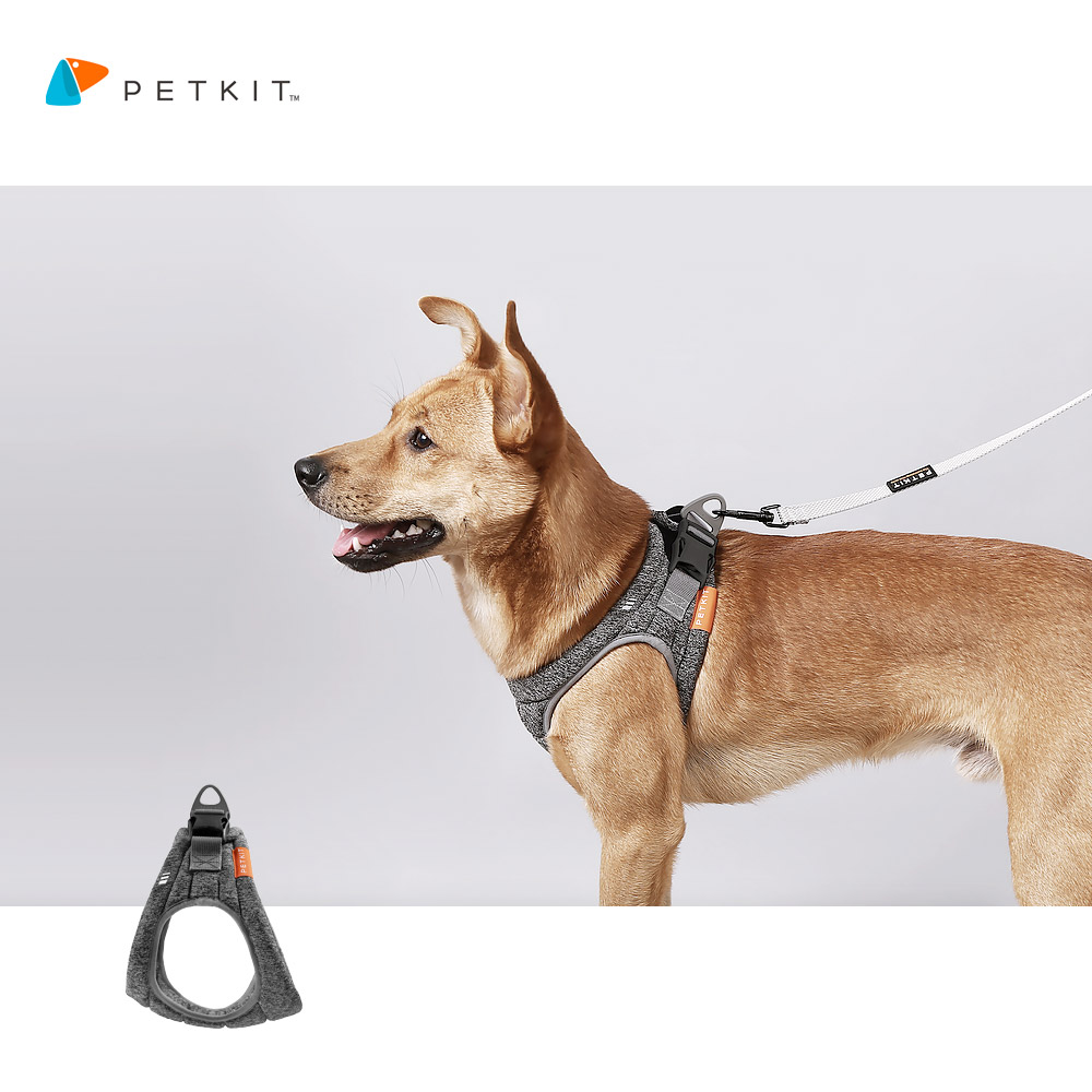 กลาง (M) - PETKIT AIR PRO - สายรัดอกสุนัข แข็งแรง นุ่มสบาย ดีไซน์เรียบหรู