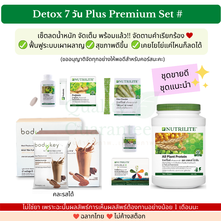Bodykey Set ควบคุมน้ำหนัก ดูแลสุขภาพ ชุดเซ็ตอาหารเสริม Meal Replacement