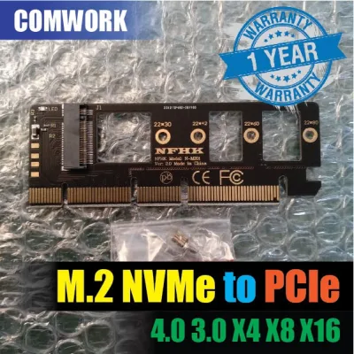 [พร้อมส่ง] การ์ดแปลง M.2 NVME TO PCIE X4 X8 X16 GEN4 GEN3 4.0 3.0 ADAPTER M2 SSD HARDDISK ฮาร์ดดิสก์ M KEY NGFF