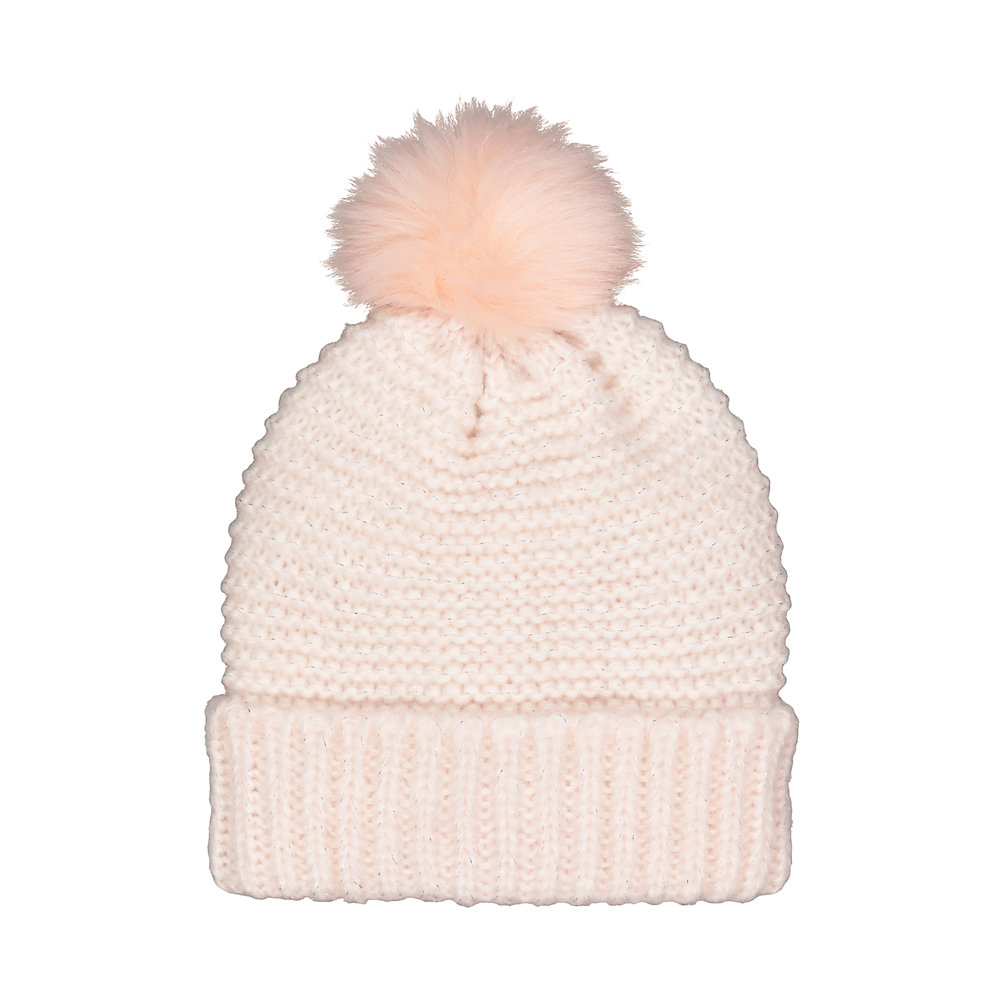 หมวกเด็ก mothercare pink and grey beanie hat TD164